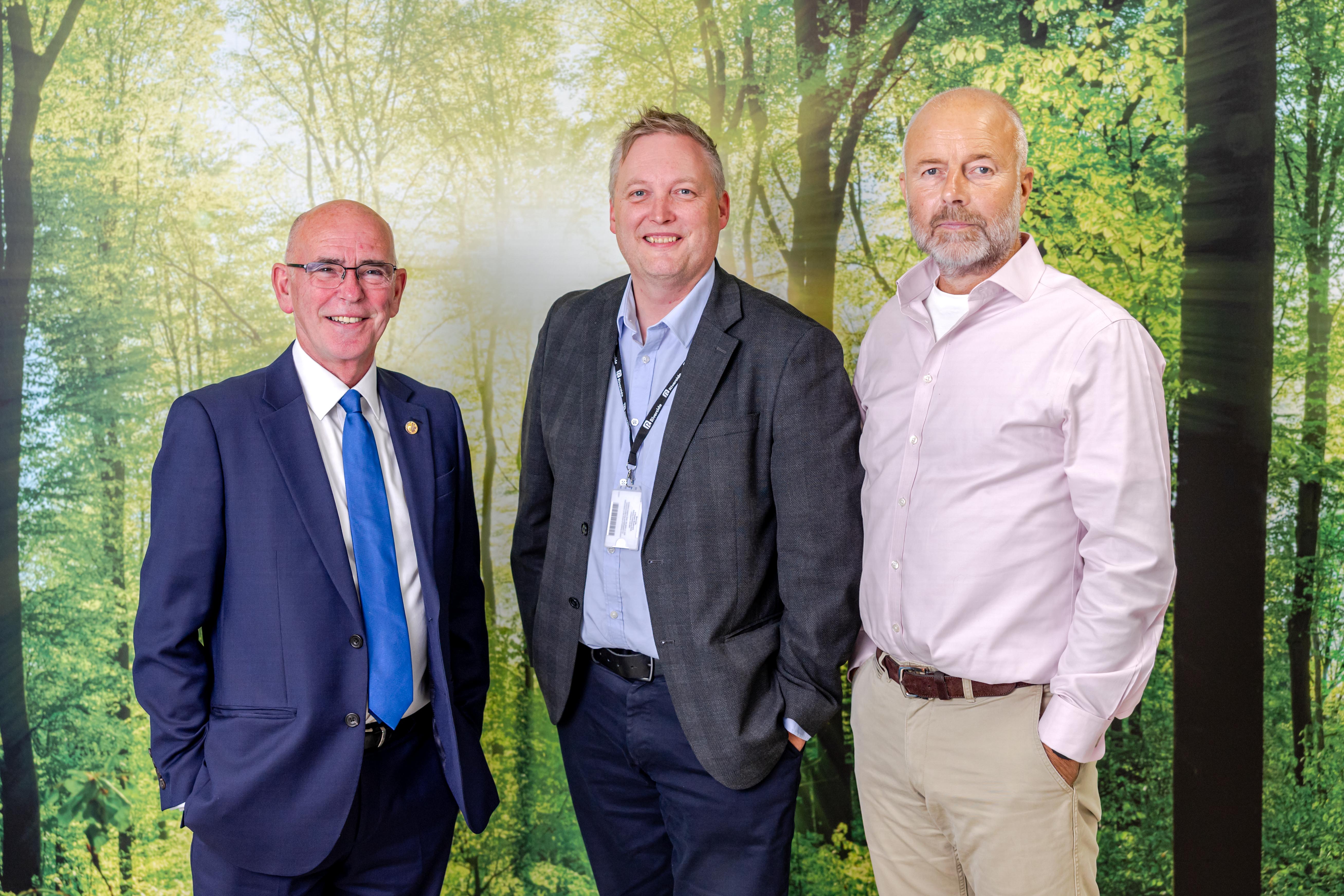 Jim Strang steps down Jim Strang, former Chair, Gary Naylor, Managing Director and Kevin Coyle, newly elected Chair