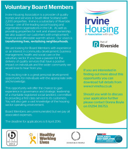 Board Member Vacancy Advert