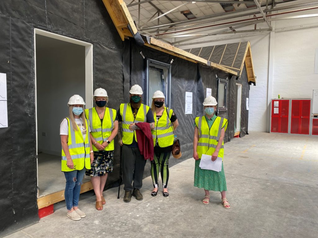 Factory visit for applicant Nathan to see our modular homes firsthand